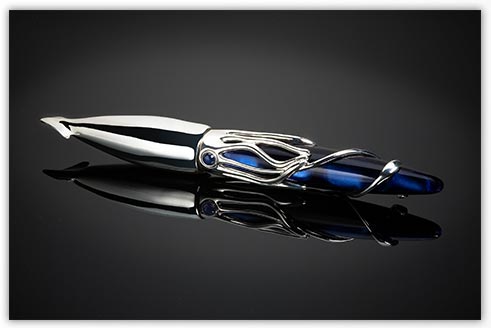 saphire Jeweled Pen photography by san francisco bay area photographer